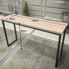 画像2: 足場板ディスプレーテーブル（陳列台） アイアンフレーム (2)
